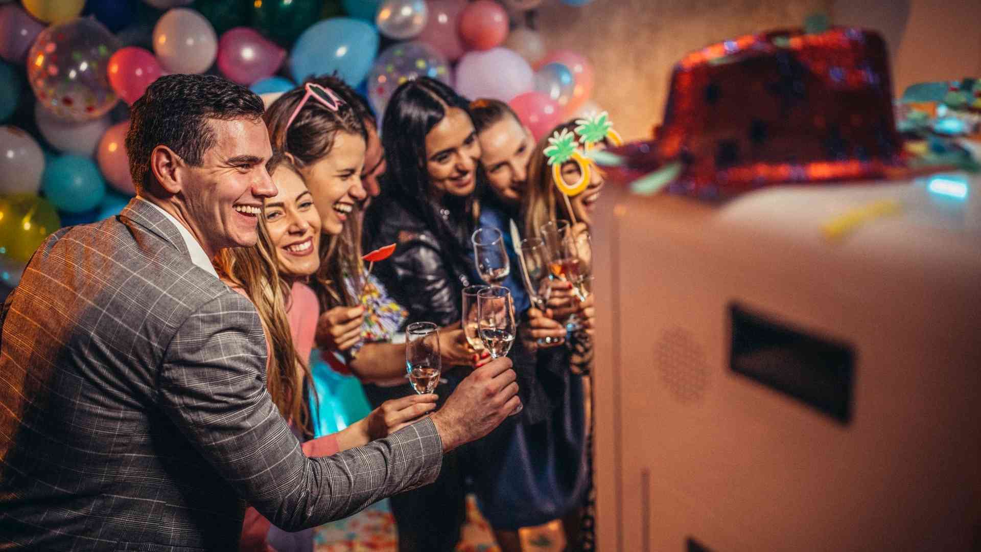 cabina de fotomatón para eventos en Donostia